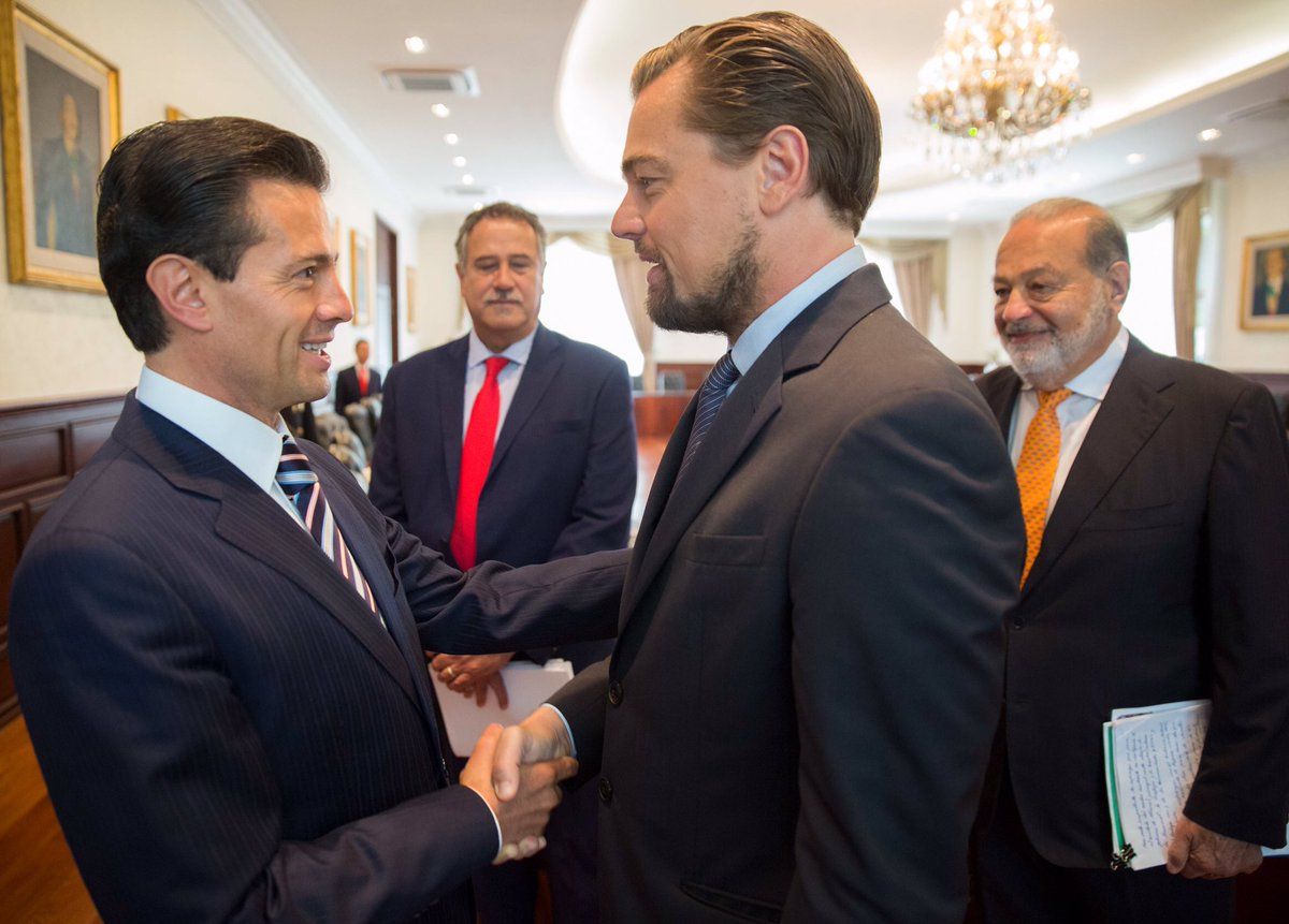 Leonardo DiCaprio felicita a Peña Nieto por su defensa de los oceános - leonardo-dicaprio-y-epn