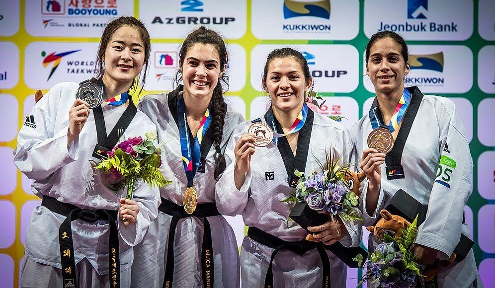 María Espinoza gana bronce en Mundial de Taekwondo