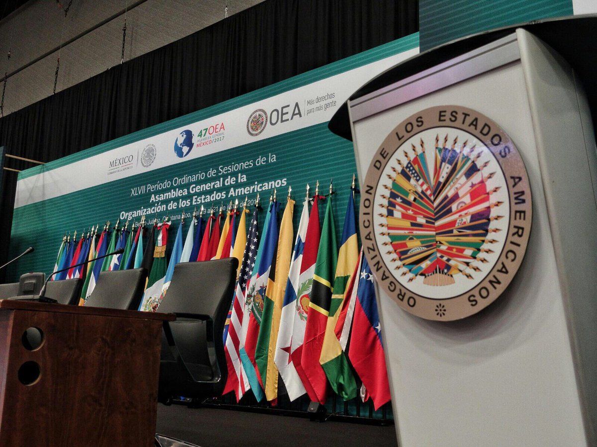OEA se reunirá con los candidatos presidenciales - oea-cancún