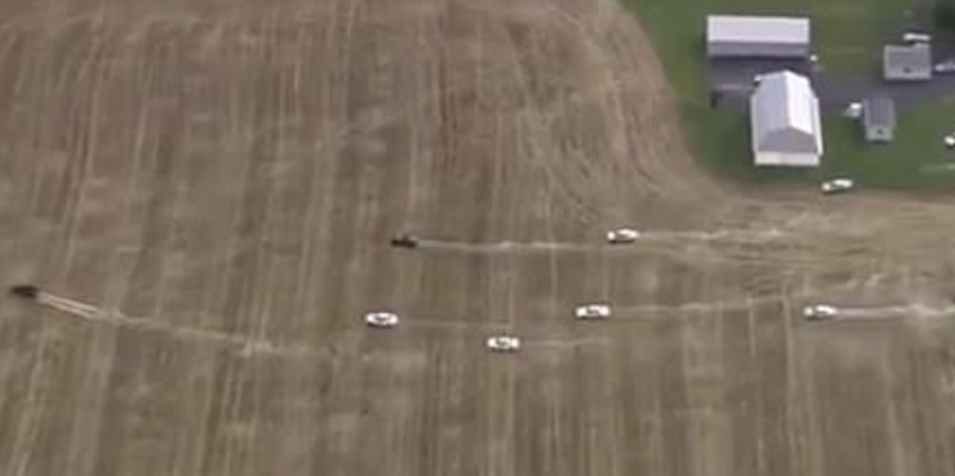 #Video Hasta 22 patrullas persiguen a sospechoso en EE.UU.