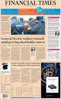 Línea 7 del Metrobús y Rusia en primeras planas del martes - portadas-13-junio-financial