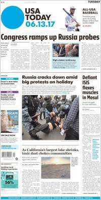 Línea 7 del Metrobús y Rusia en primeras planas del martes - portadas-13-junio-usat