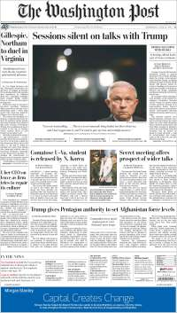 Metrobús y Jeff Sessions en primeras planas - portadas-14-junio-twp