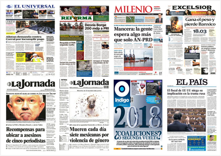 Metrobús y Jeff Sessions en primeras planas Metrobús y Jeff Sessions en primeras planas