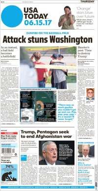 Mancera, Oaxaca y Steve Scalise en primeras planas - portadas-15-junio-usat