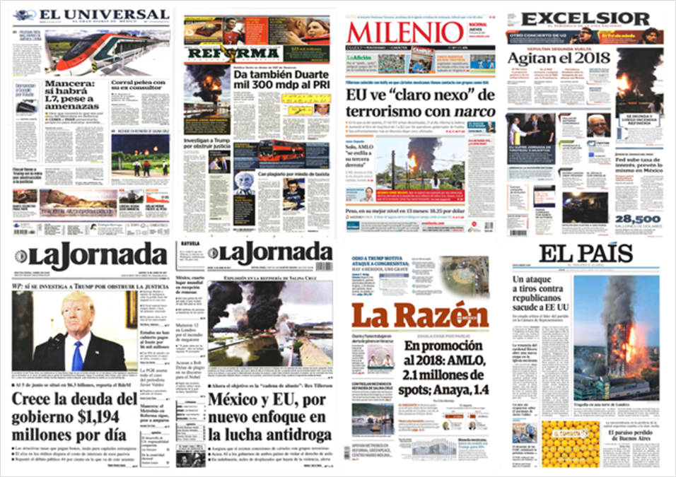 Mancera, Oaxaca y Steve Scalise en primeras planas