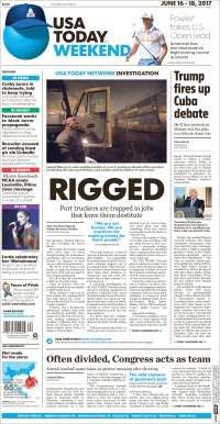 EPN y Trump en primeras planas del viernes - portadas-16-junio-usat