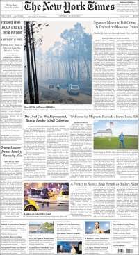 OEA, el Tri y Portugal en primeras planas del lunes - portadas-19-jun-tnyt