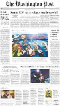 Venezuela, el Tri y Uber en primeras planas del jueves - portadas-22-jun-twp