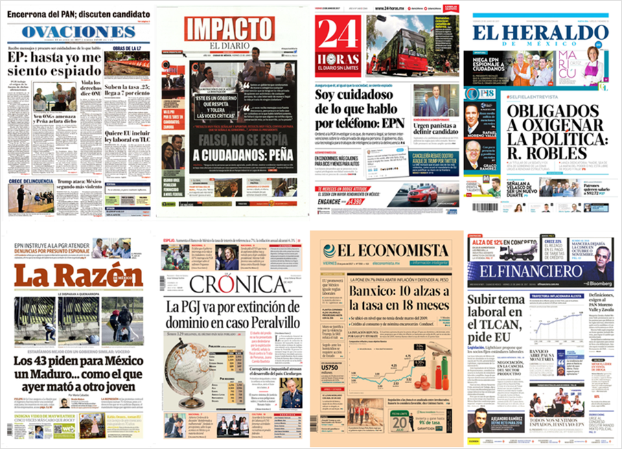 EPN y ley de Salud de EE.UU. en primeras planas - portadas-23-jun1