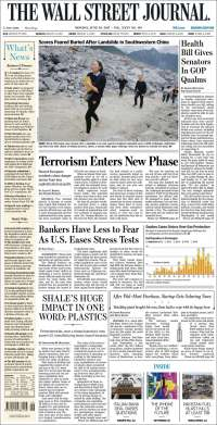 PRD y Trump en primeras planas del lunes - portadas-26-jun-twsj