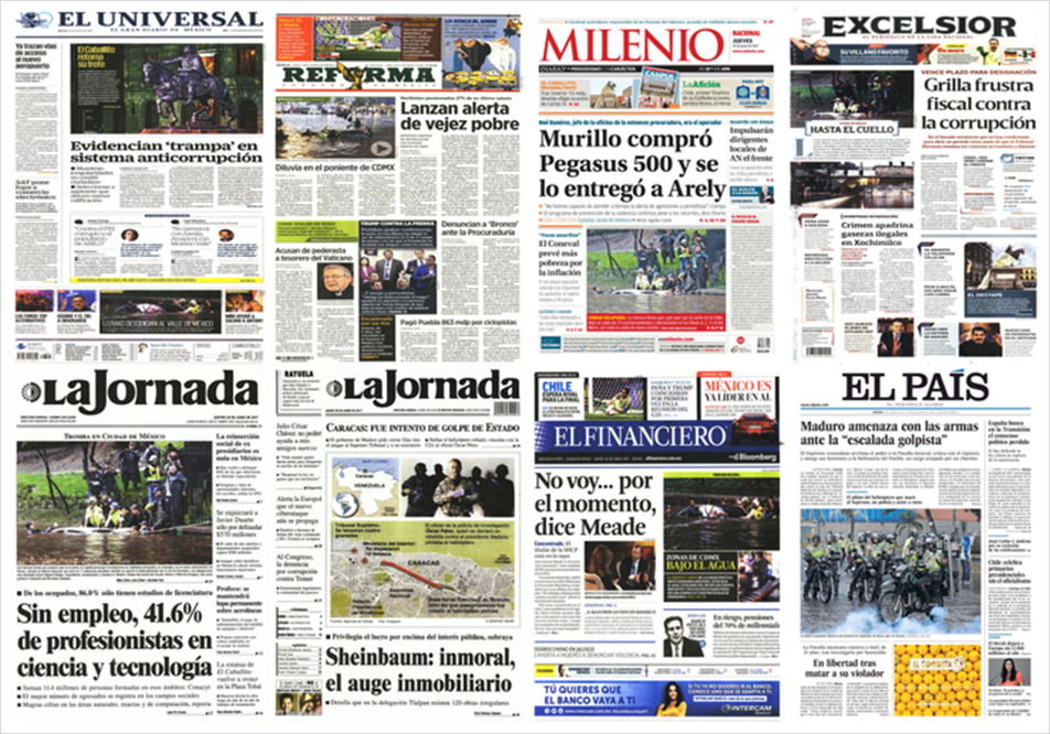 Lluvias y republicanos en primeras planas del jueves