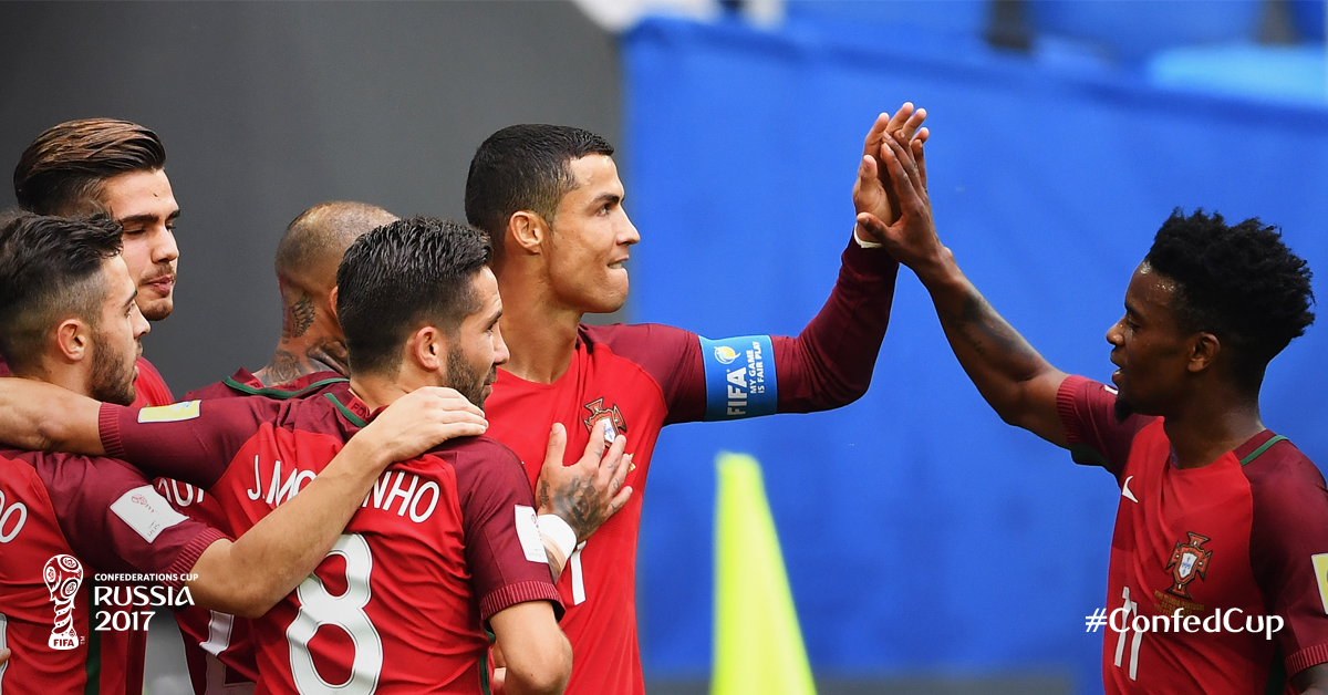 Portugal avanza a semifinales de la Confederaciones tras golear a Nueva Zelanda