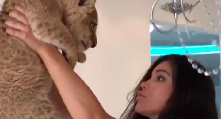 #Viral Modelo recrea escena de ‘El Rey León’ con final inesperado