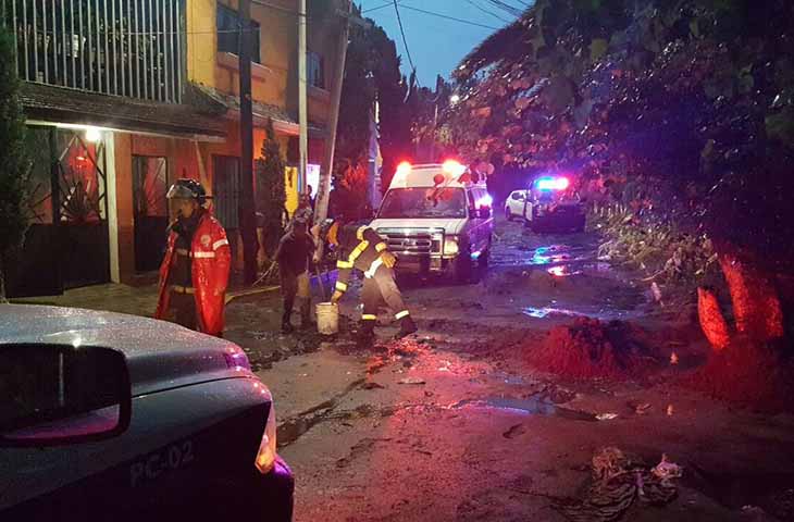 #Videos Lluvias dejan 120 casas afectadas en Naucalpan