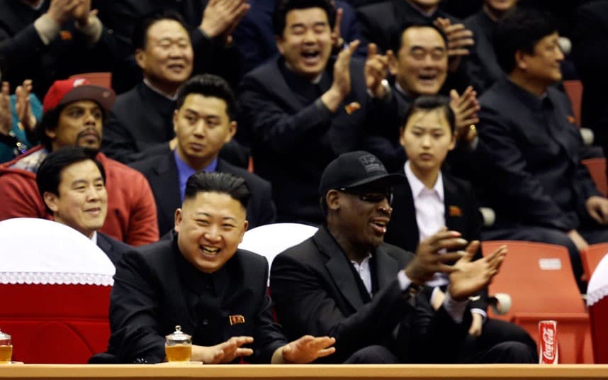Dennis Rodman visita Corea del Norte en medio de tensiones - rodman-norcorea-1