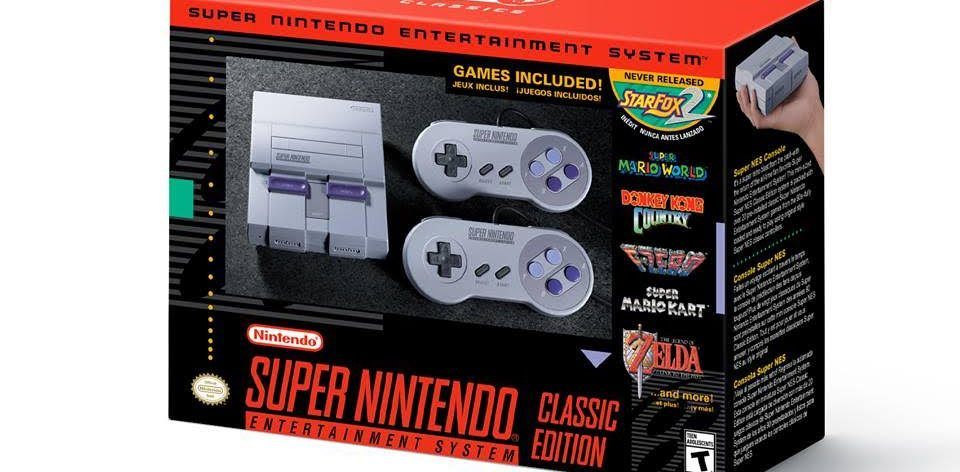 Nintendo anuncia el Super NES edición clásica mini