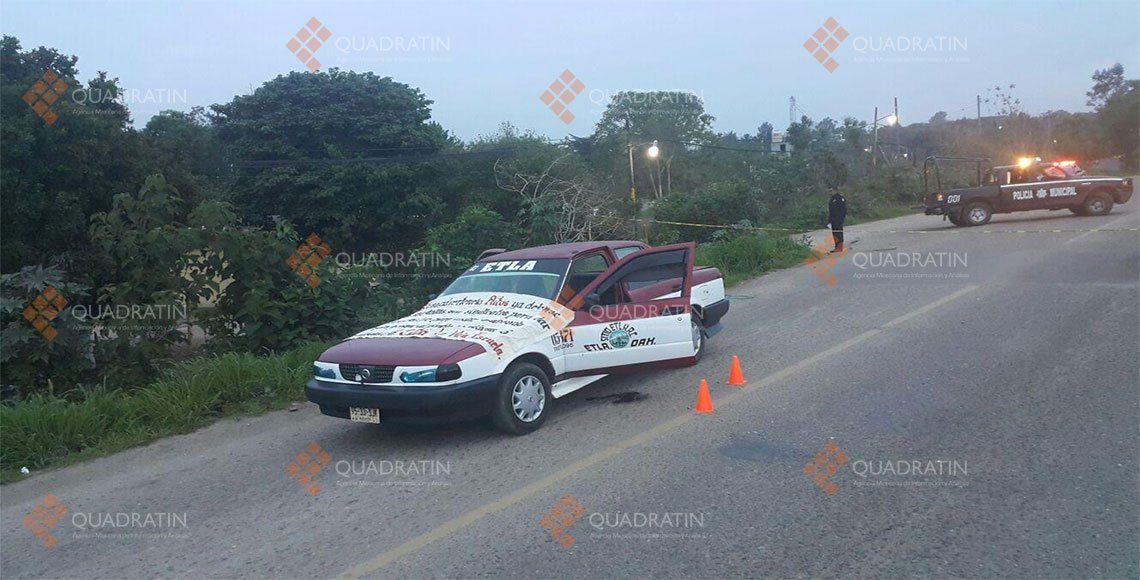 Agreden a balazos a taxista en Oaxaca - taxista-etla