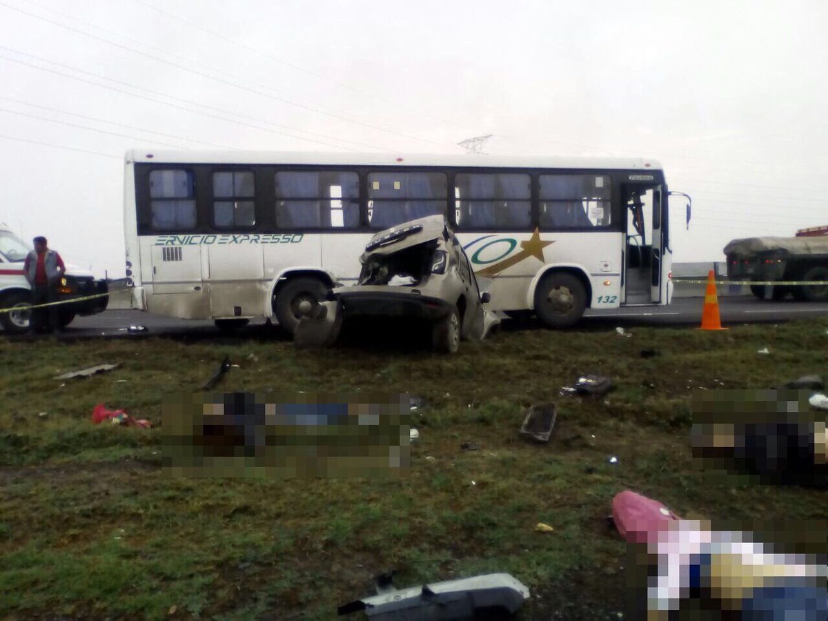 Accidente en Circuito Exterior Mexiquense deja seis muertos en Tultepec - tultepec-muertos