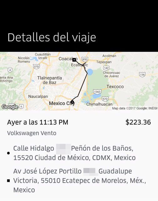 Chofer de Uber abusa sexualmente de pasajera en Ecatepec - uber-1