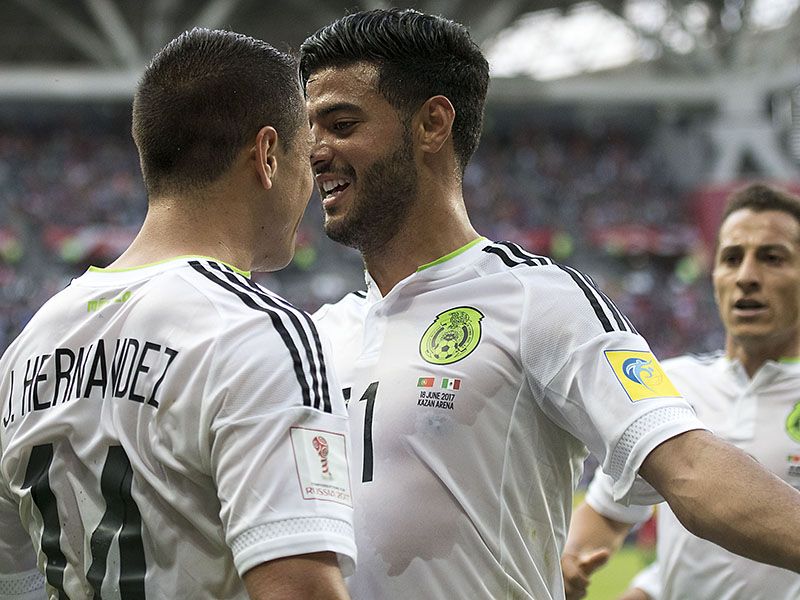 México empata 2-2 con Portugal - vela-chicharito