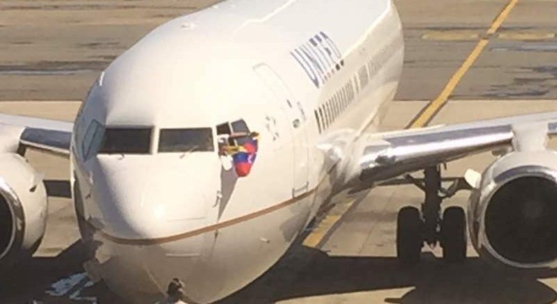 #Video Último vuelo de United en Venezuela