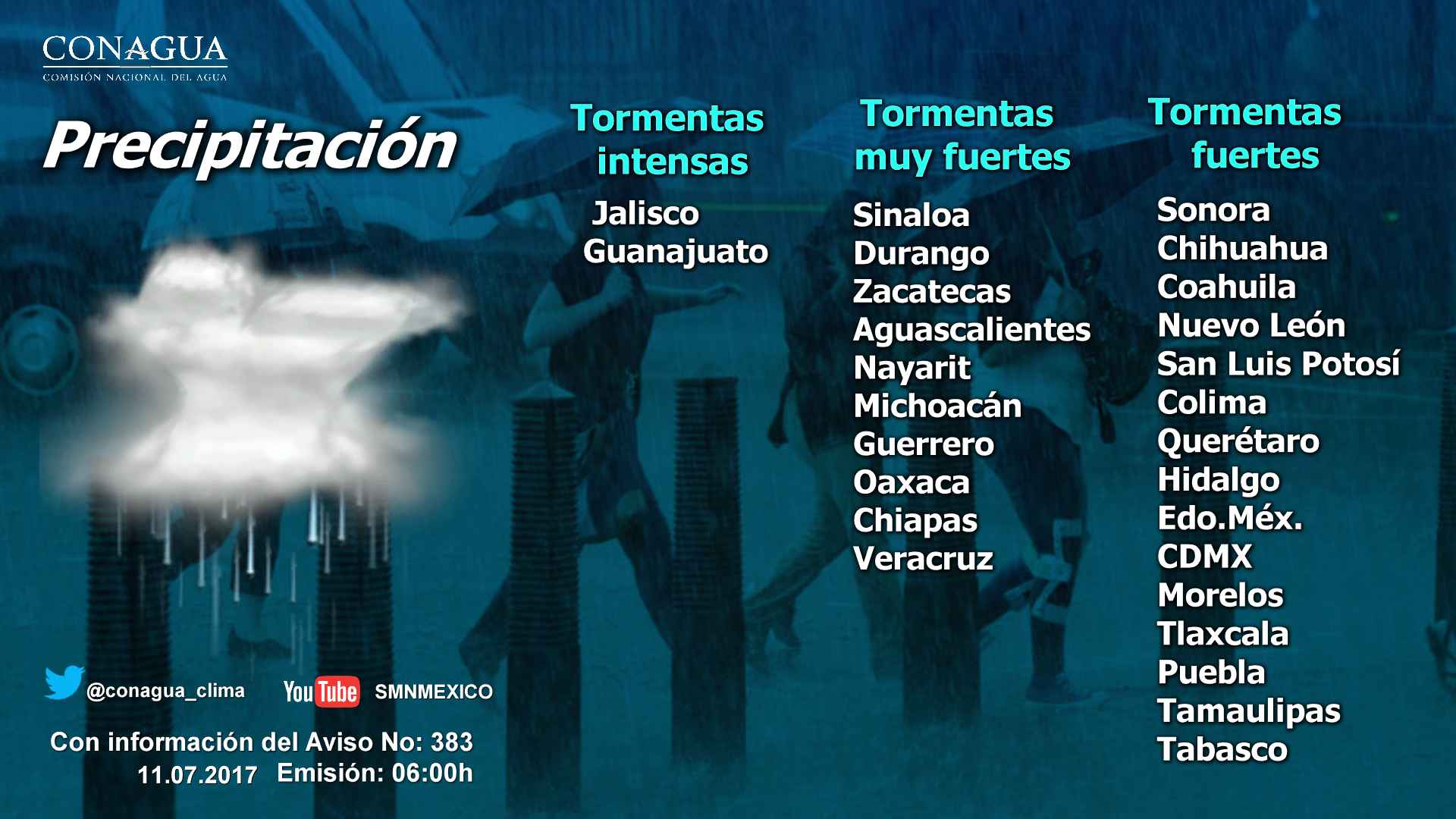 Se esperan vientos fuertes en el norte del país - 1107