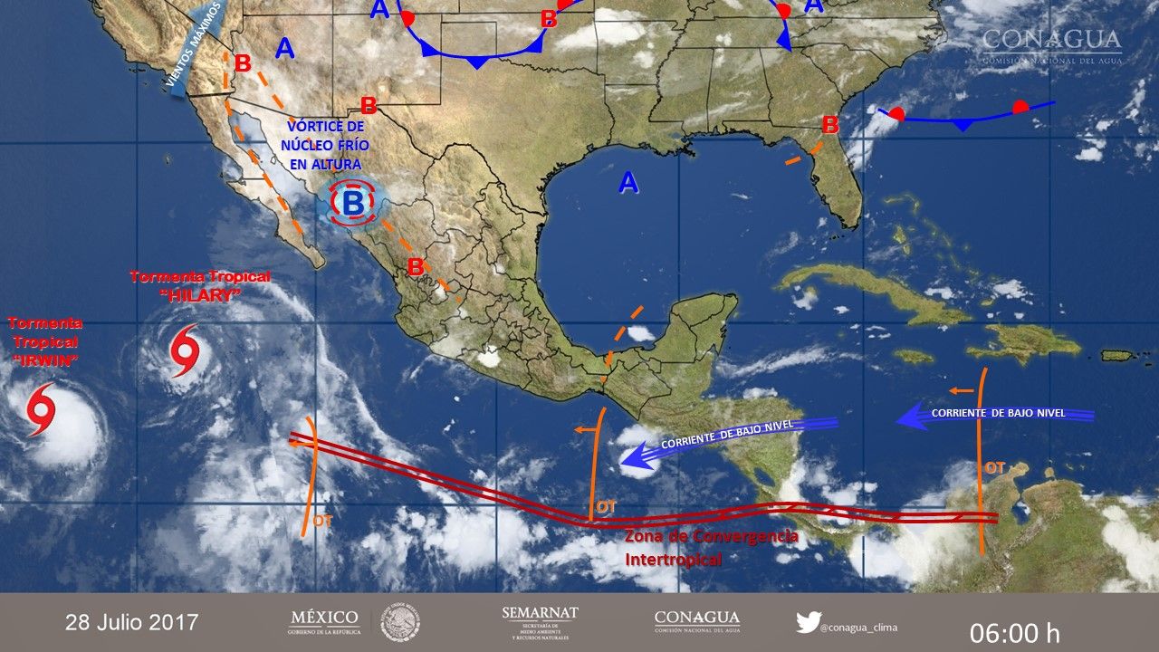 Prevalecera el ambiente cálido en el norte del país - 2807-3