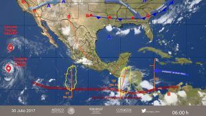 Lluvias y ambiente cálido en gran parte del país - 3007-2-300x169