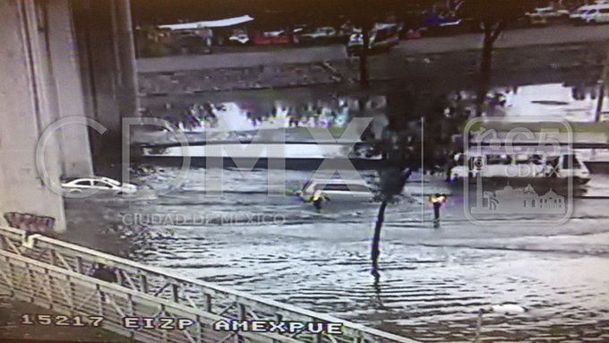 Inundaciones al oriente del Valle de México - Calzada-Zaragoza