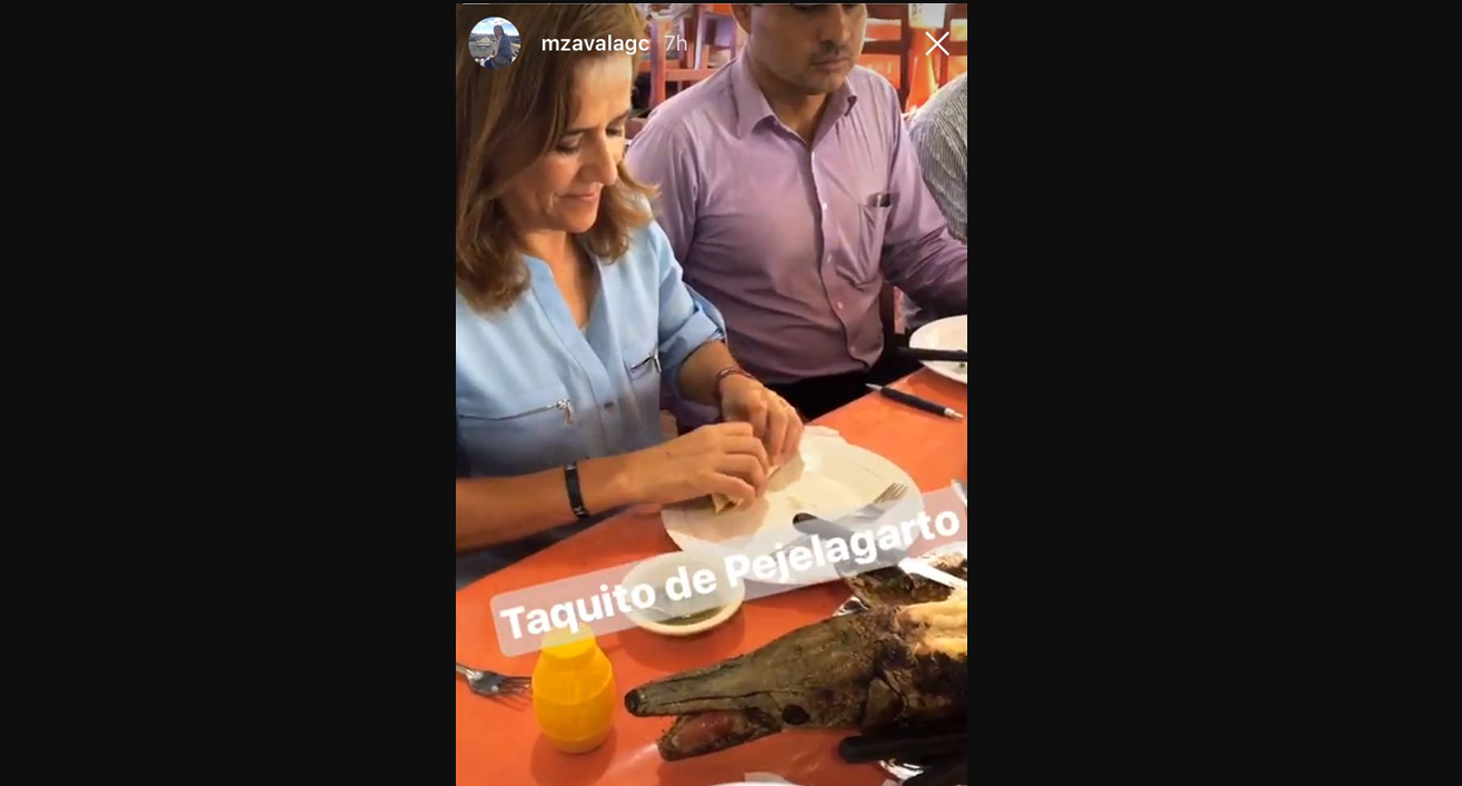 Margarita Zavala come pejelagarto