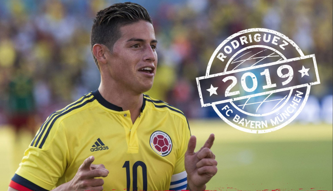 Bayern Munich contrata a James Rodríguez