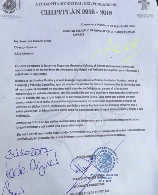 Socavón en Paso Express de Cuernavaca deja dos muertos - Captura-de-pantalla-2017-07-12-a-las-16.01.33