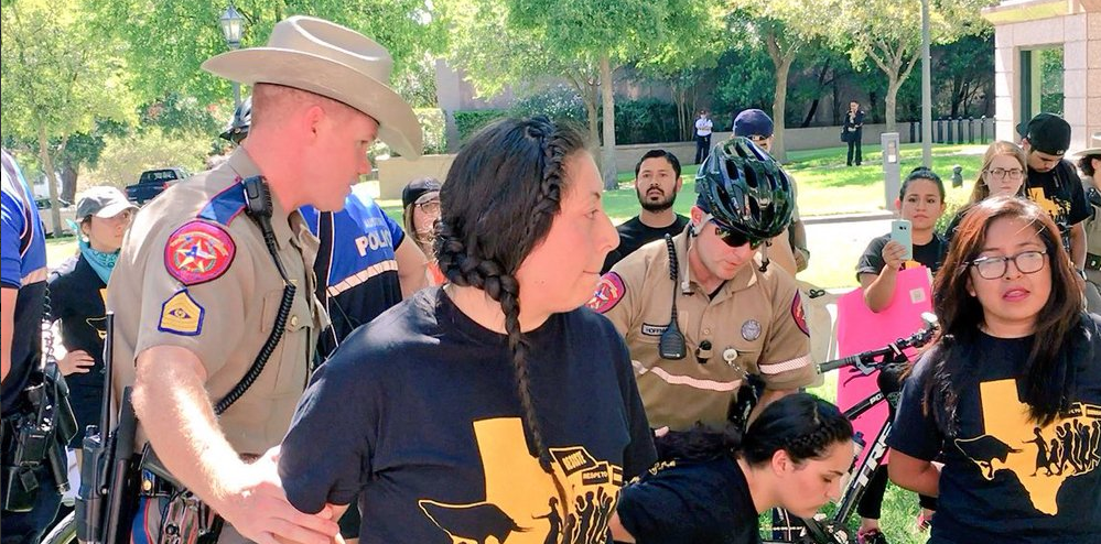 Detienen a 15 en Texas en protesta a favor de “dreamers”