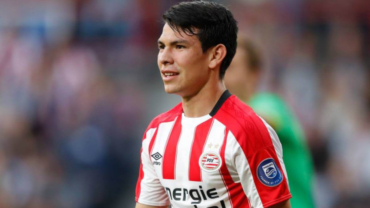 Lozano anota su primer gol con el PSV