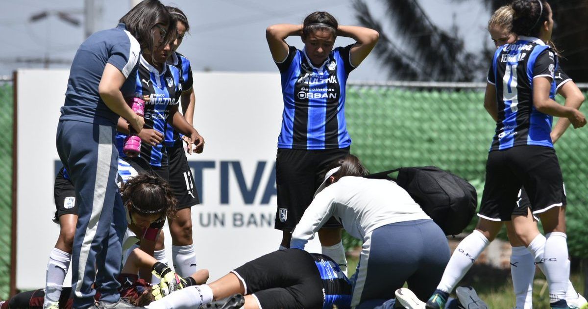 Jugadora del Querétaro sufre convulsión en partido Jugadora del Querétaro sufre convulsión en partido