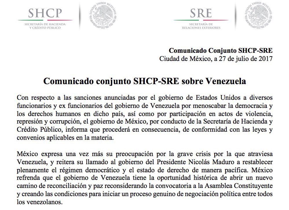México aplicará sanciones a políticos de Venezuela - DFv_OVnUQAA-_br