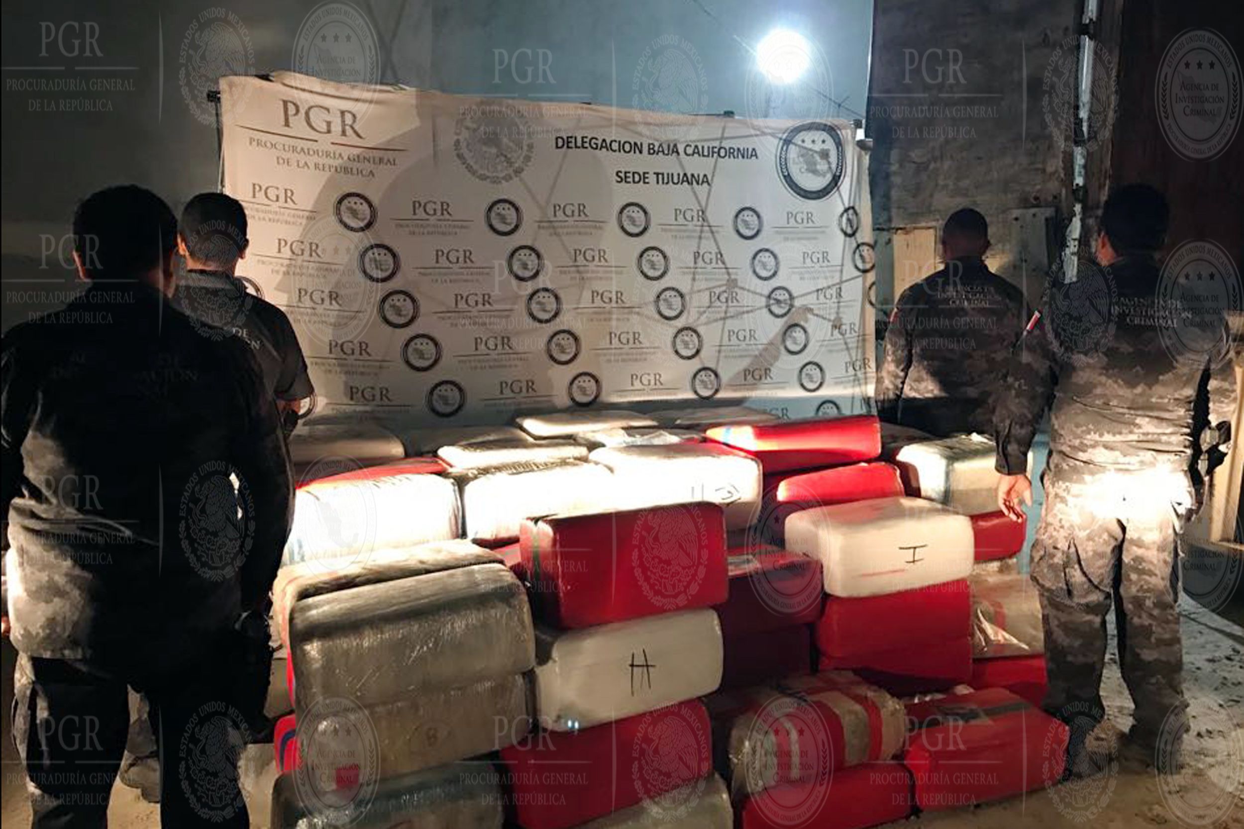 Aseguran trece toneladas de mariguana en Tijuana - FOTO