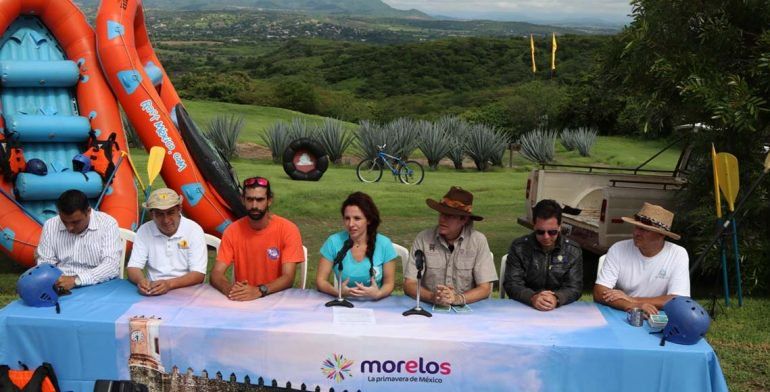 Socavón afecta turismo en Morelos - Gobierno-del-Estado-de-Morelos-Monica-Reyes-Fuchs-aventura-rafting-770x392