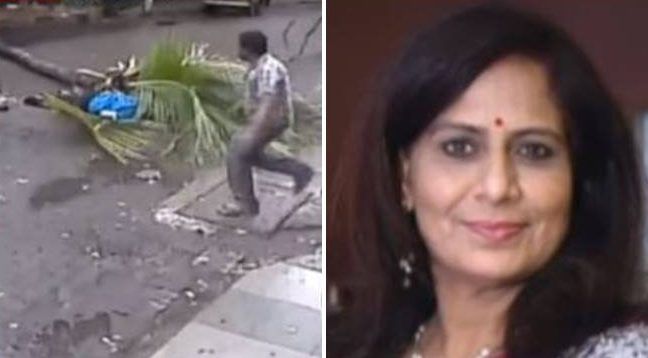 #Video Palmera aplasta y mata a conductora de televisión