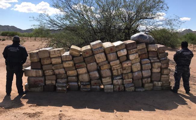Federales encuentran mil 130 kilogramos de mariguana en Sonora - Meriguana-Sonora-PGR