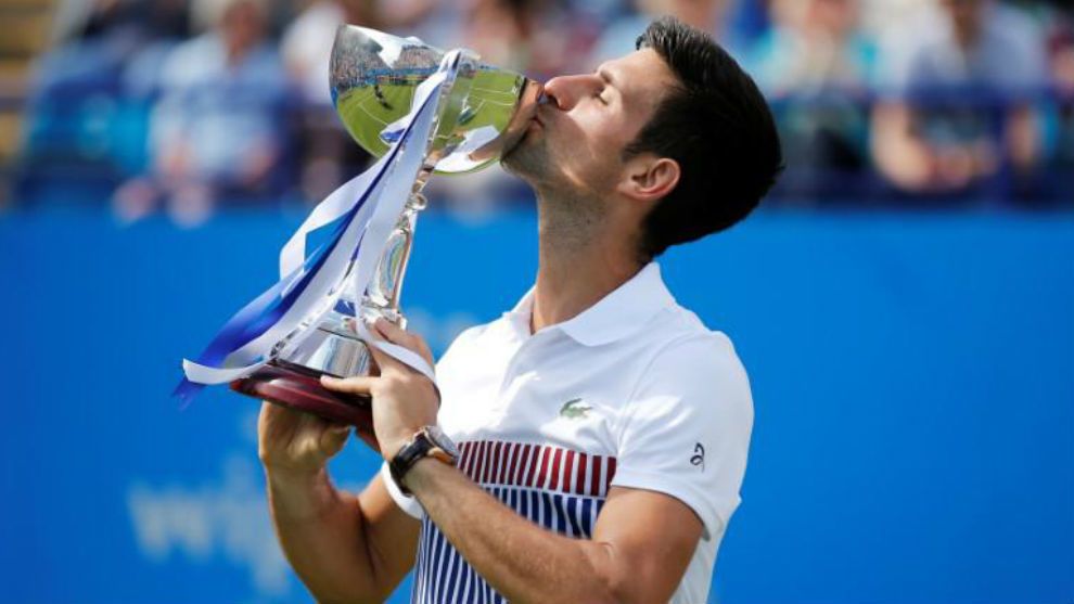Djokovic no jugará el resto de 2017 por lesión de codo - Nokav-Djokovic-EastBourne-Foto-de-Reuters