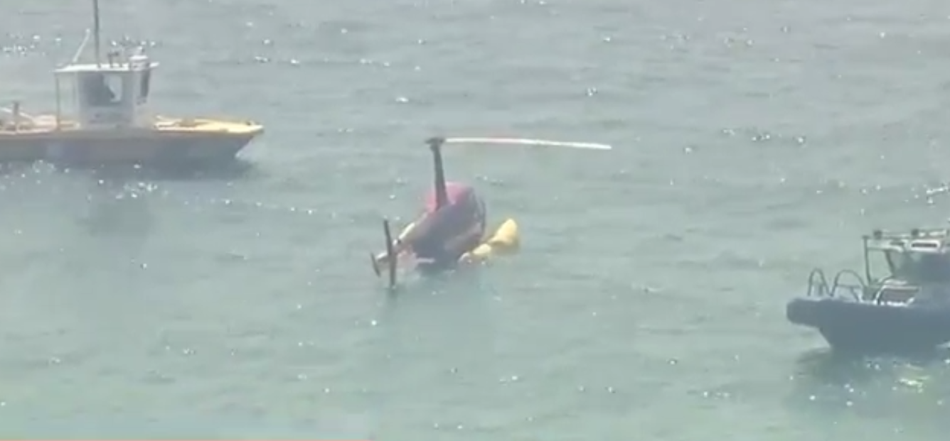 Cae helicóptero donde viajaba hijo del presidente de la WWE en Nueva York