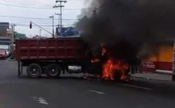 Bloqueos, camiones incendiados y tiroteos en la Ciudad de México