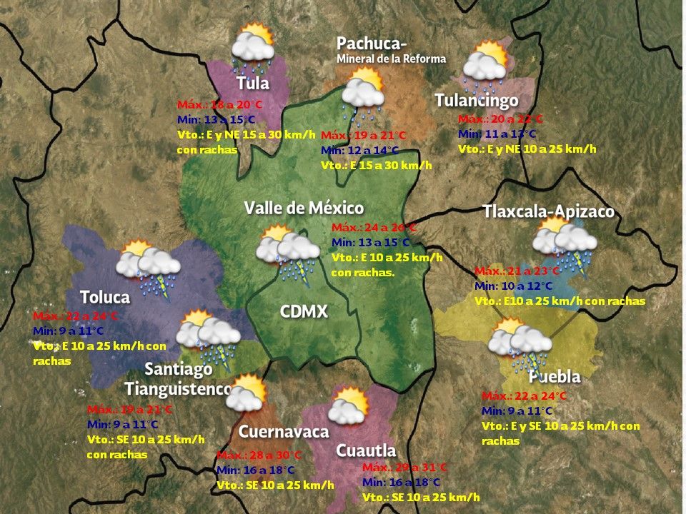 Continuarán las tormentas intensas en el sureste del país - VDM-0307