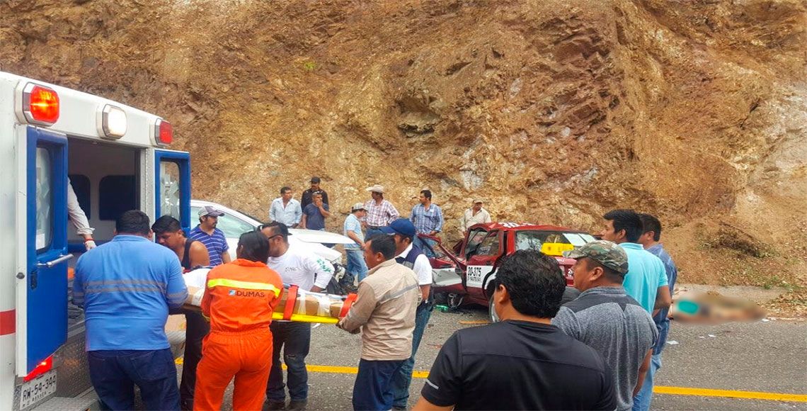 Choque en carretera de Oaxaca deja dos muertos - accidente-2