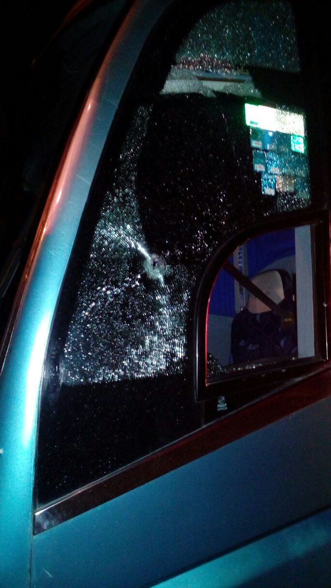 Balean autobús en el que viajaban manifestantes de Nochixtlán - autobus-nochixtlan-2