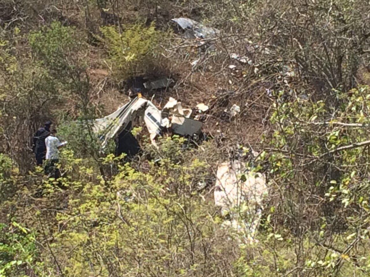 Caída de avión pequeño deja siete muertos en Sinaloa