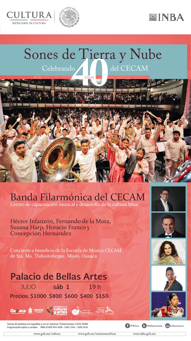 Concierto en Bellas Artes no se suspende tras incendio - cecam-2-1