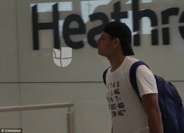 Chicharito llega a Londres